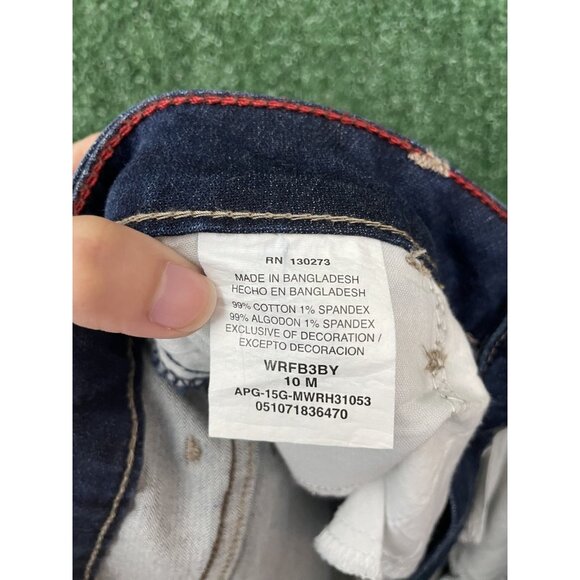 Wrangler Women's Stretch Denim Jeans Size 10M Dark Blue Pockets NWT - Picture 11 of 11